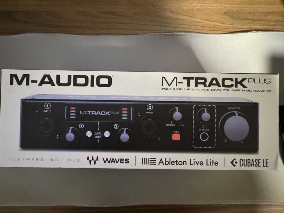 Placa de áudio – M-Audio M-Track Plus