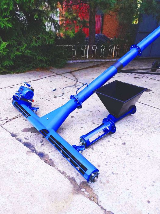 Шнековий навантажувач, шнек для зерна, шнековий погрузчик 159 мм 6 м