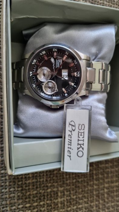 Sprzedam Zegarek Seiko Premier Kinetic Perpetual Calendar SNP003P1