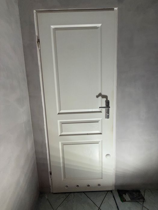 Skrzydło drzwi wewnętrzne białe 80, 70, 60