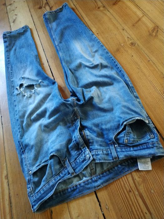 Levi's 36/30 Levis 501 vintage z dziurami