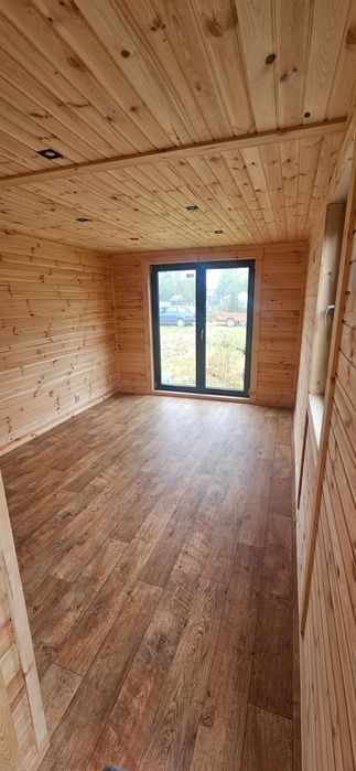 Domek drewniany letniskowy ocieplony 8x3.2