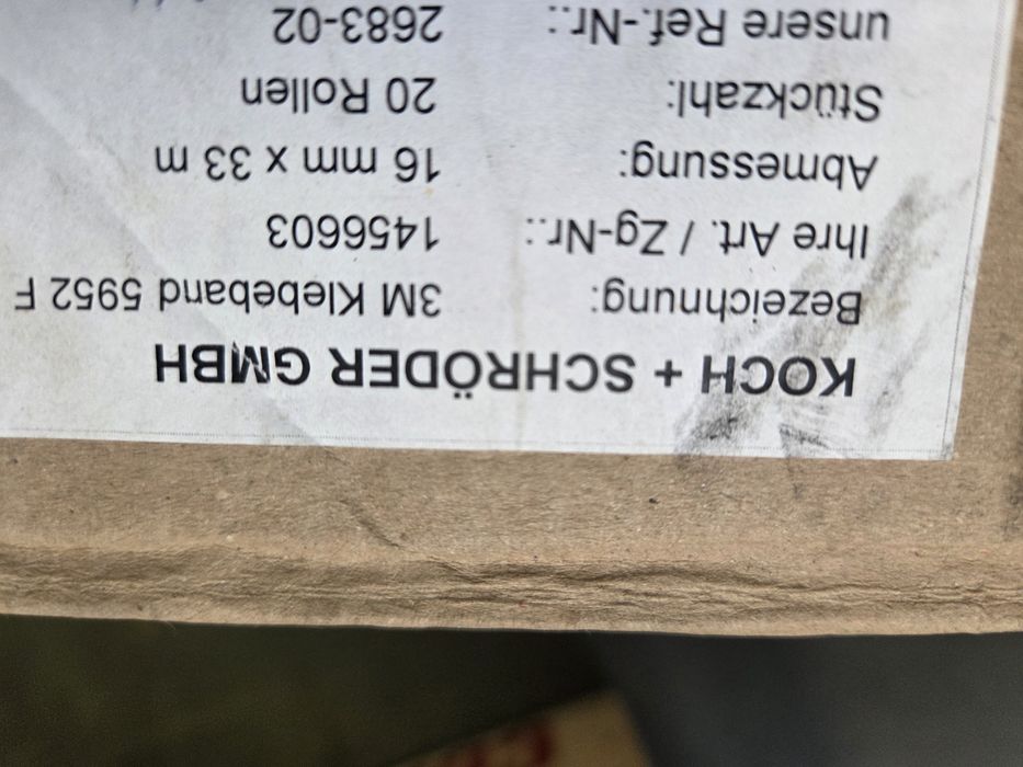 Taśma dwustronna 3M VHB 5952F 16 mm 33 m