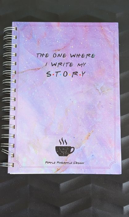 Caderno com design girlie