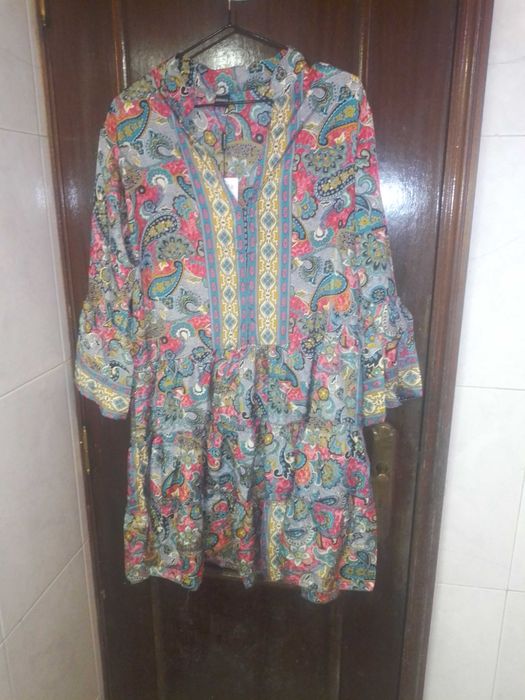Vestido de verão novo tamanho único