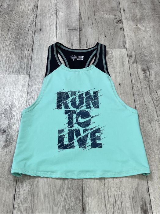 Nike pro combat dri-fit майка S размер женская беговая с принтом