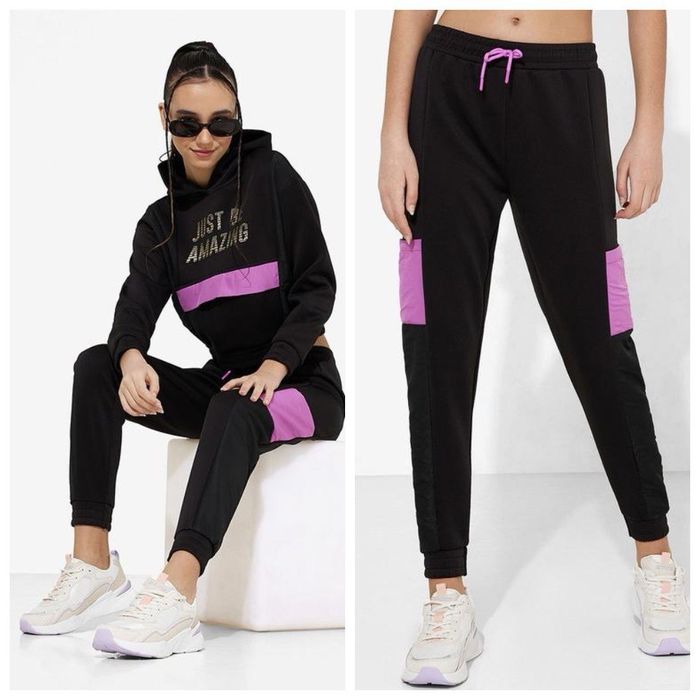 Гламурные спортивные костюмы худи и джоггеры ZARA Kids.