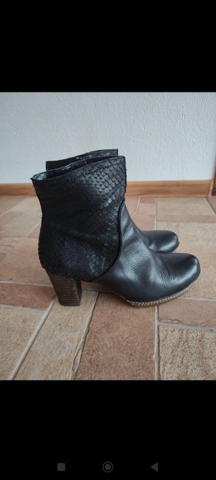 Gabor skórzane botki 39