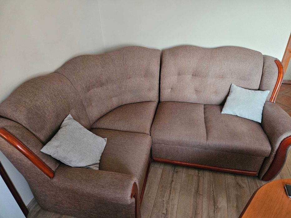 Sofa narożnik z funkcją spania