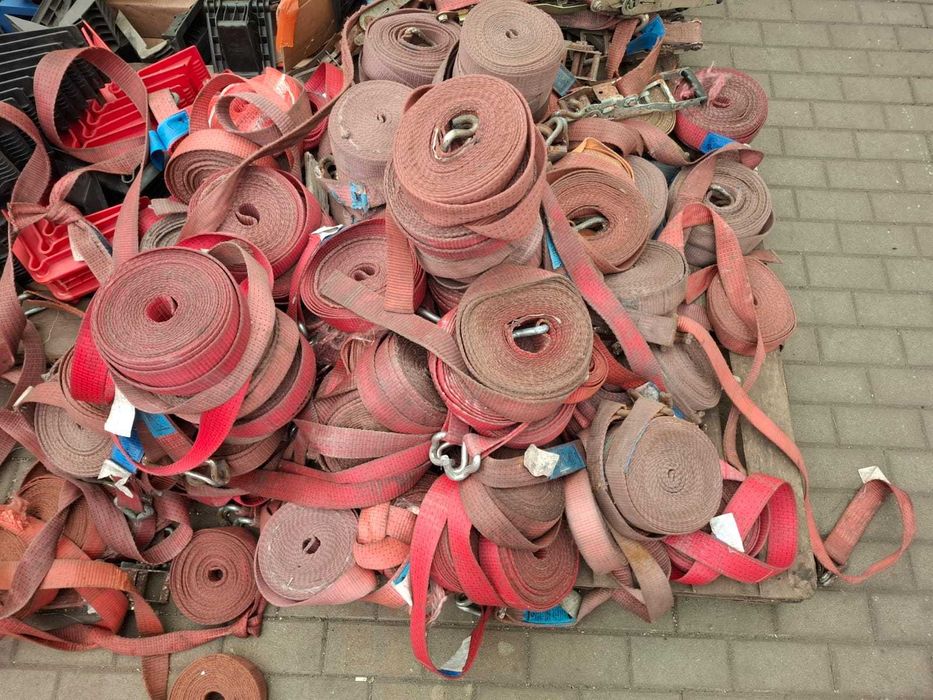 Pasy transportowe 10m z klamrą – używane, tanio! 20 zł/szt | PROMOCJA