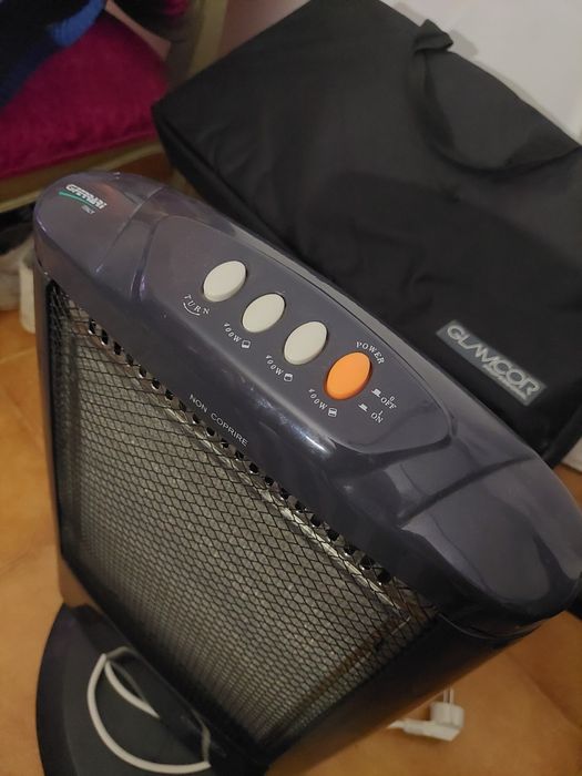 Aquecedor portátil giratório