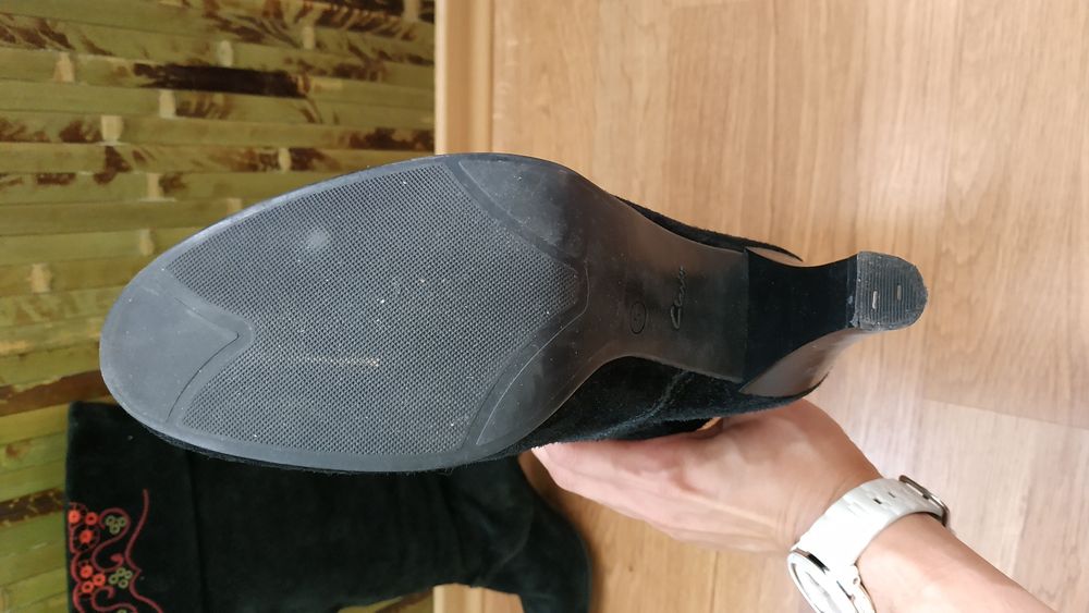 Сапоги демиснзонние Clarks 5 розмер 37-38 осень весна 24 см стелька