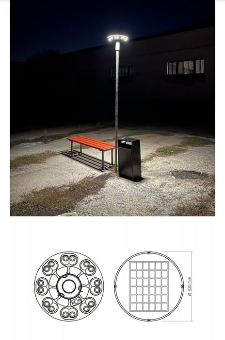 Lampa solarna widex UFO