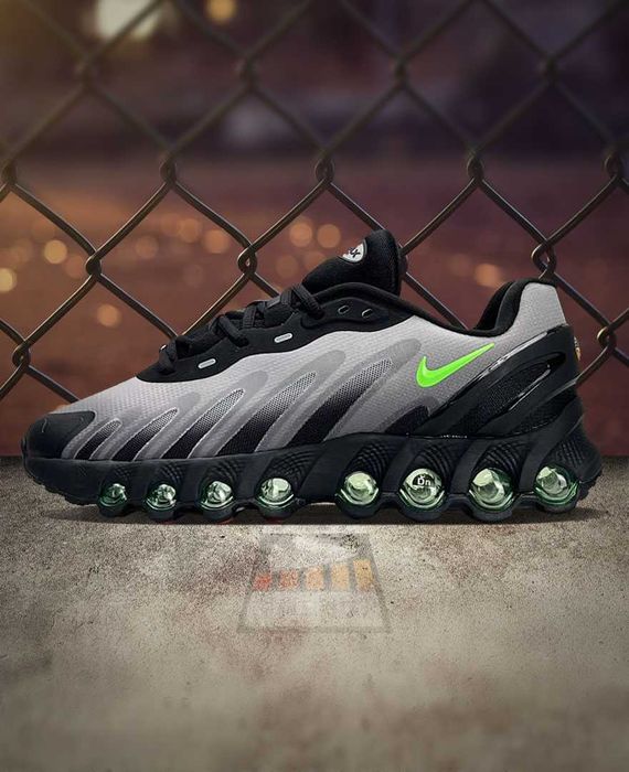 Кросівки Nike Air Max Dn 8 Black Grey | Найк Аір Макс Дн чорні, сірі, червоні [41-45]