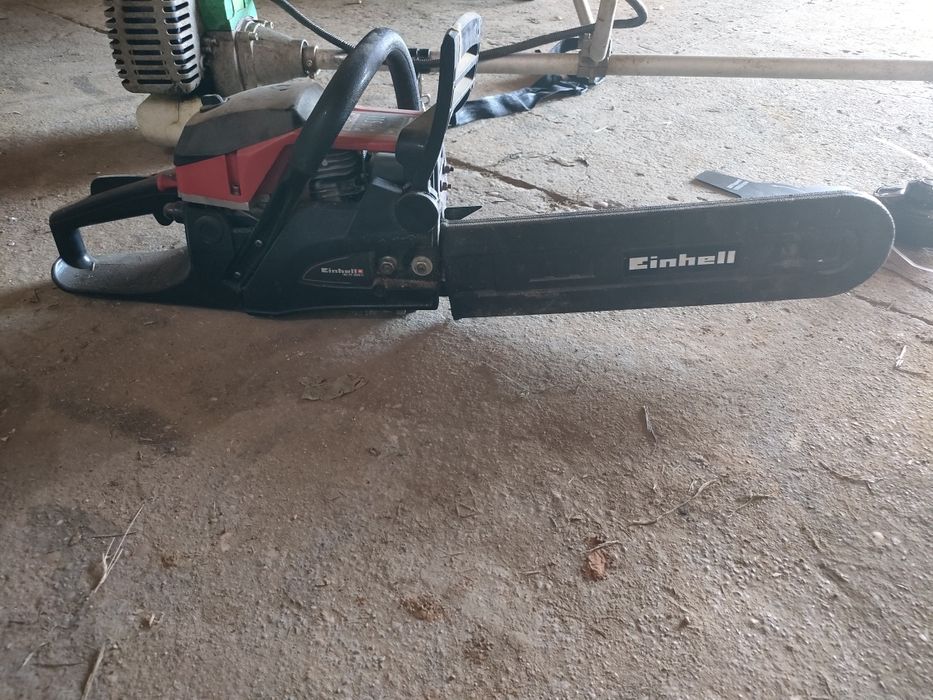 Conjunto roçadora e motosserra