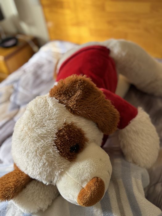 Lindo peluche, com revestimento muito fofo!