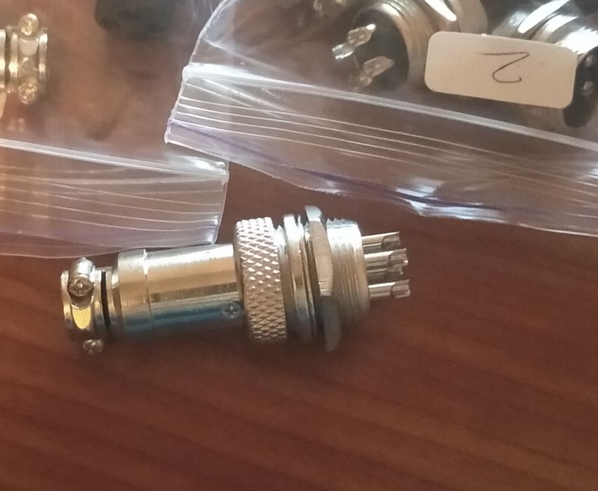 Авиационный разъем GX16-4pin,GX16-8pin.Разъем цилиндрический.