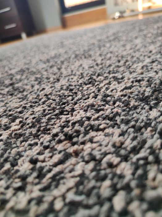 Gęsty, mięsisty dywan ciemny brąz z Komfort Rozmiar 120x175