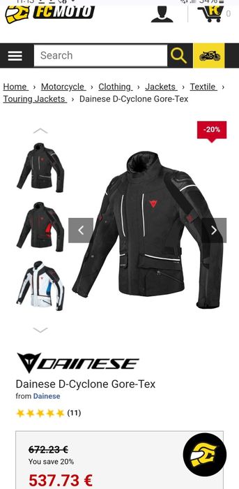 Casaco Dainese D-Cyclone Gore-Tex - Senhora - Novo