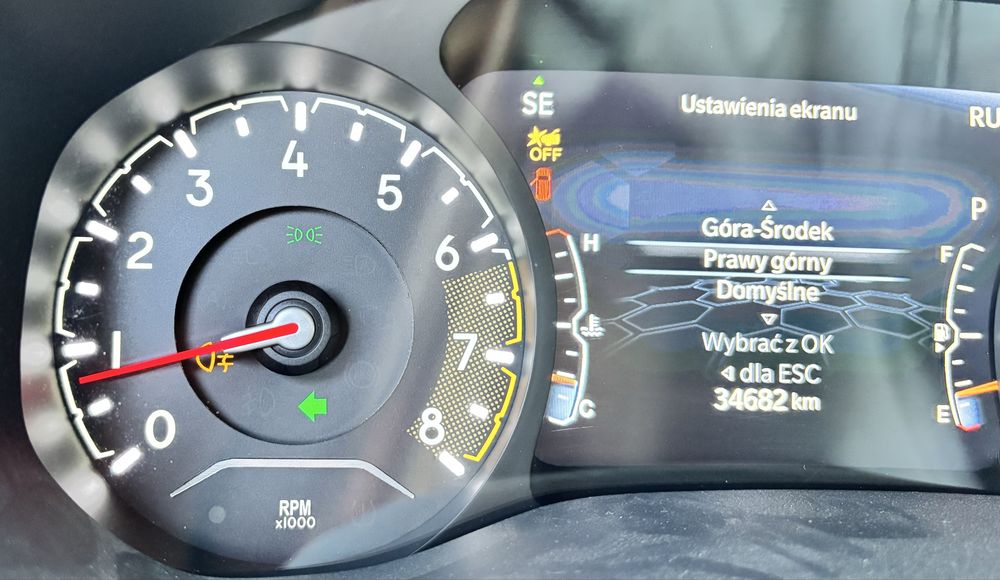 Jeep Compaass radio FCA-R1 LOW polski parzyste fale mgla kierunki