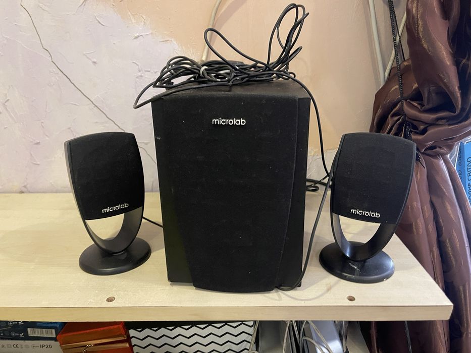 Акустична система Microlab 2.1 — сабвуфер + 2 колонки: 800 грн ...