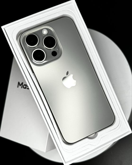 Apple iphone 15 Pro 256gb natural esim jak nowy 100% bat gw 6msc