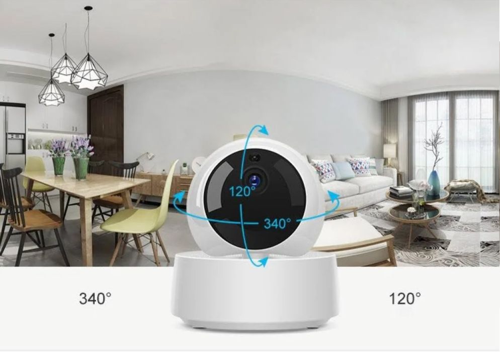 Camera Vigilancia  Sonoff Wifi 340o Full Hd 1080p Gk-200mp2-B