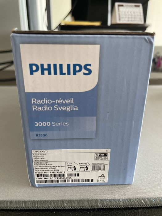 Radio FM Despertador PHILIPS 3000series