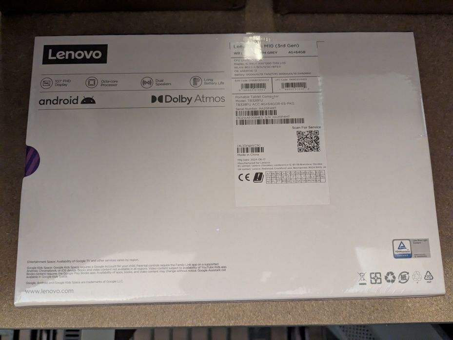 Tablet Lenovo Tab M10 3rd Gen + Capa