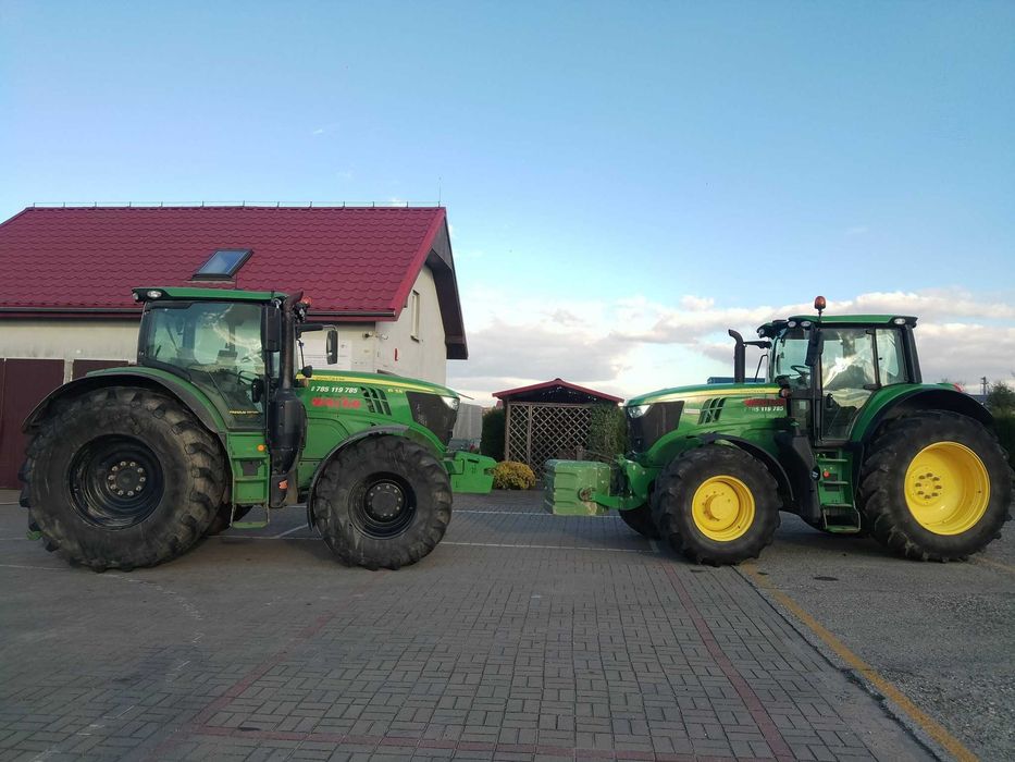Wynajmę ciągnik Wynajem John Deere Wypożyczalnia 7830, 7730, 7930