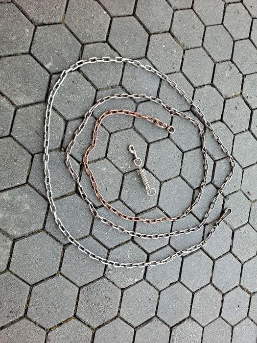 Corrente com mosquetão e destorcedor