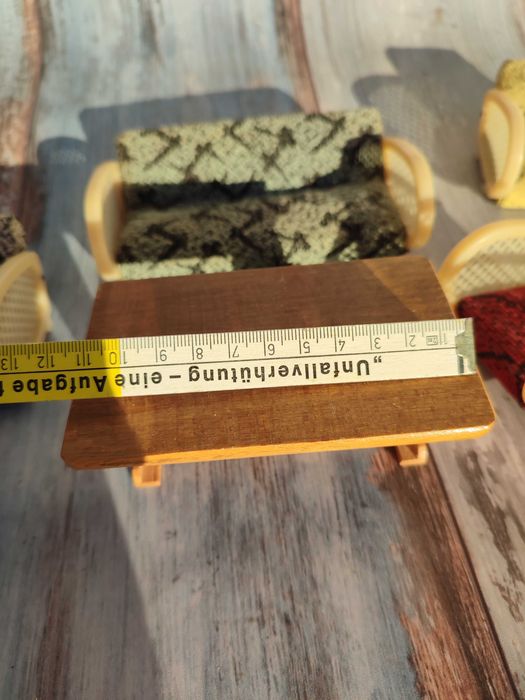 Zestaw Mebli dla Lalek Vintage lata 50/60/70 UNIKAT - design