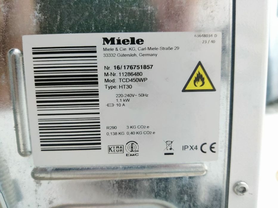 Сушка, сушильна машина Miele™ TCD450WP  EcoSpeed&8kg. Стан нової речі!