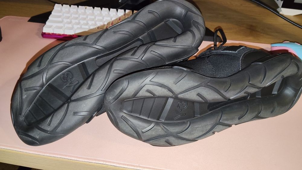 Ténis Adidas Y-3 Qasa High Triple-Black Tamanho 42 (Usados uma vez, maiores que o número)