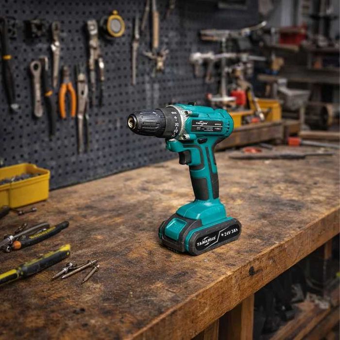 Wiertarka Wkrętarka Akumulatorowa Walizka 2x Akumulator 3000 mAh Mocna