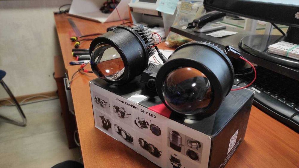 Линзы ПТФ Q3 Светодиодные 3" универсальные