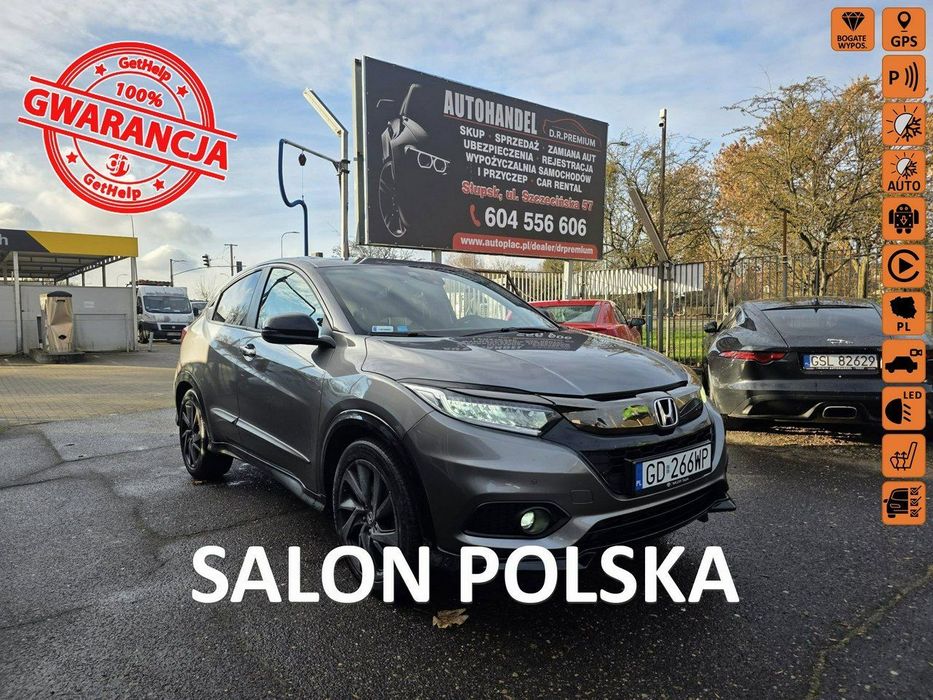 Honda HR-V 1.5 Benzyna 182 KM, Kamera, Bluetooth, Nawigacja, Full LED, Isofix,HAK