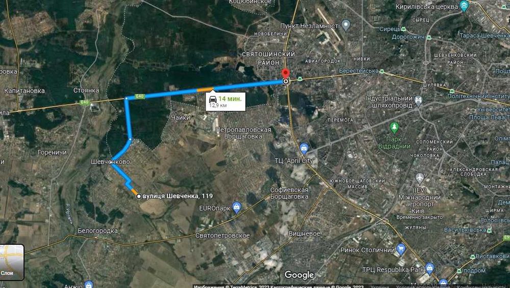 Шевченково ділянка 24 сот під будівництво на житловій вулиці.