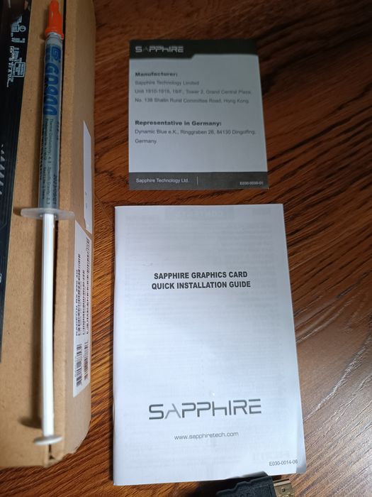 Відеокарта Sapphire rx550 4gb .Повністю справна