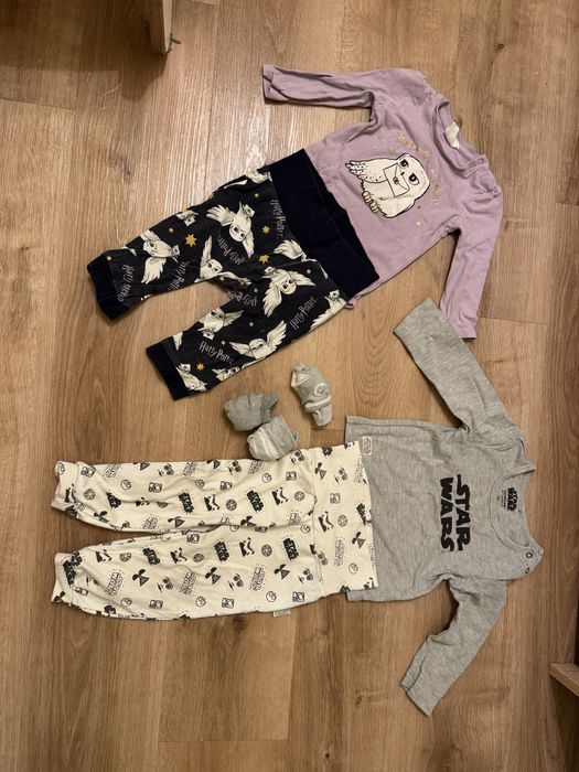 Komplet Harry Potter Star Wars rozmiar 74