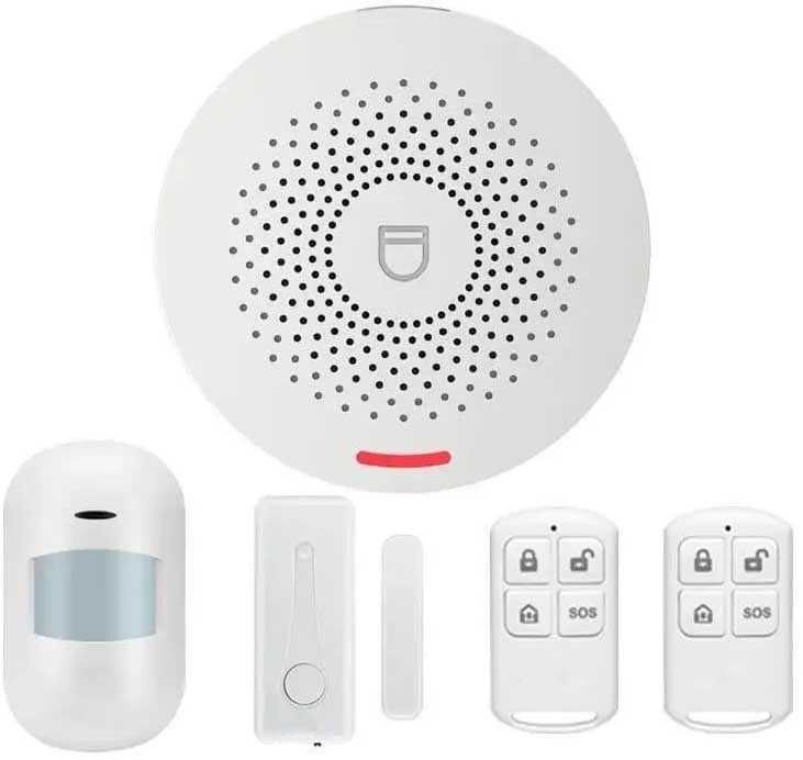 Беспроводная сигнализация для дома TUYA WiFi +датчики+пулты ДУ.
