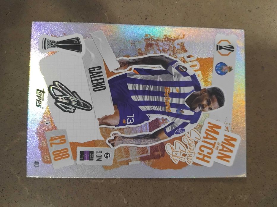 Cartas da liga dos campeões.