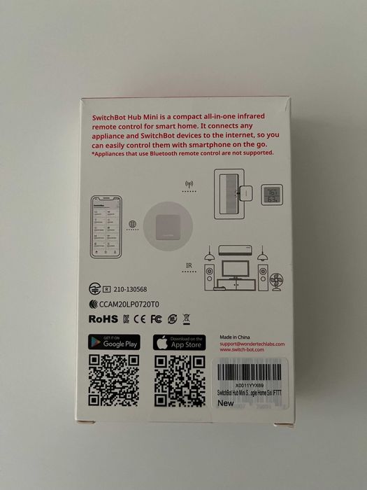 SwitchBot Hub Mini + Bot