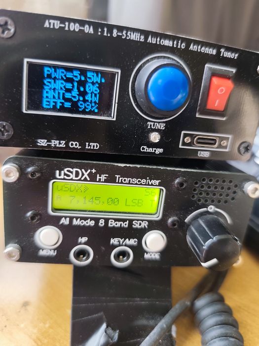 uSDX+ HF 5W + Skrzynka antenowa ATU-100-OA