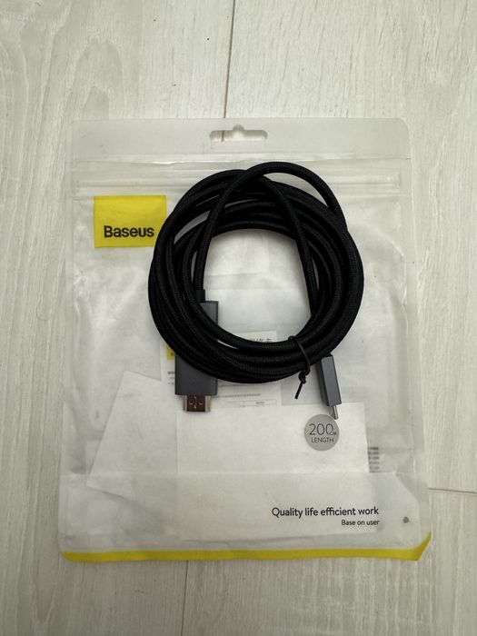 Кабель перехідник Baseus HDMI USB Type-C 4K, мідний, 2 метри