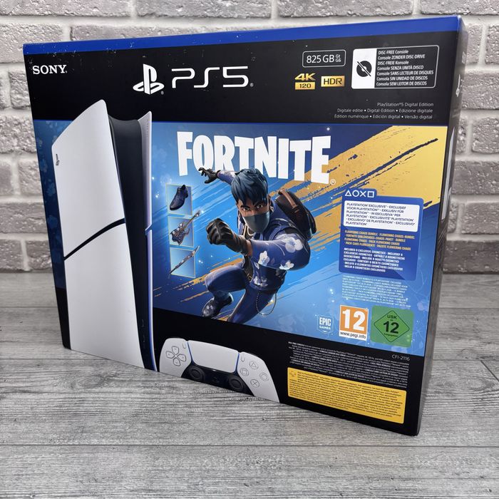 Гарантія. Приставка Playstation 5 Slim (без дисководу). Запечатана.