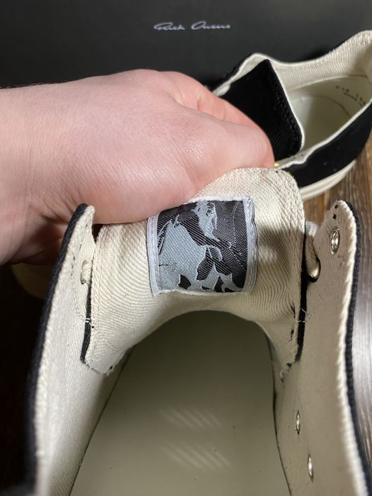 Rick Owens Ramones Low Black White Рик Овенс Рамонс archive архив