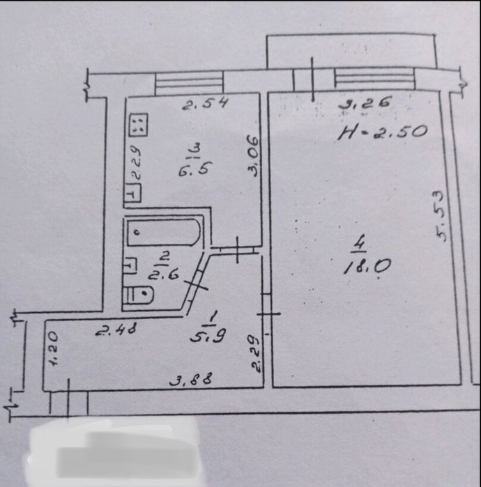 Продам однокомнатную на Черемушках
