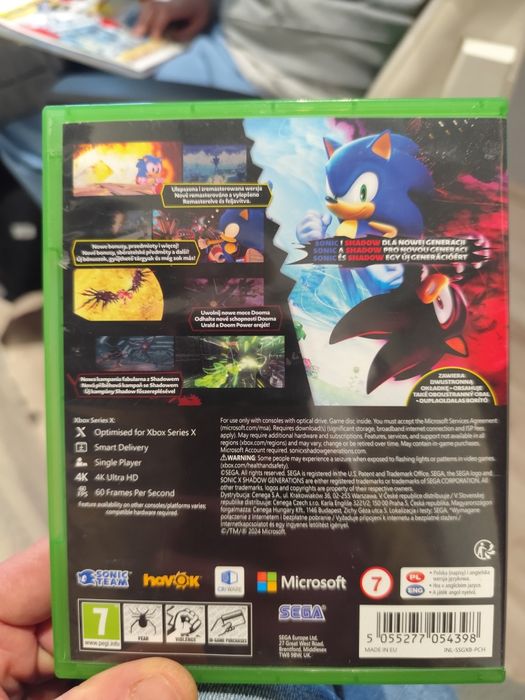 Sonic Shadow Generations Xbox