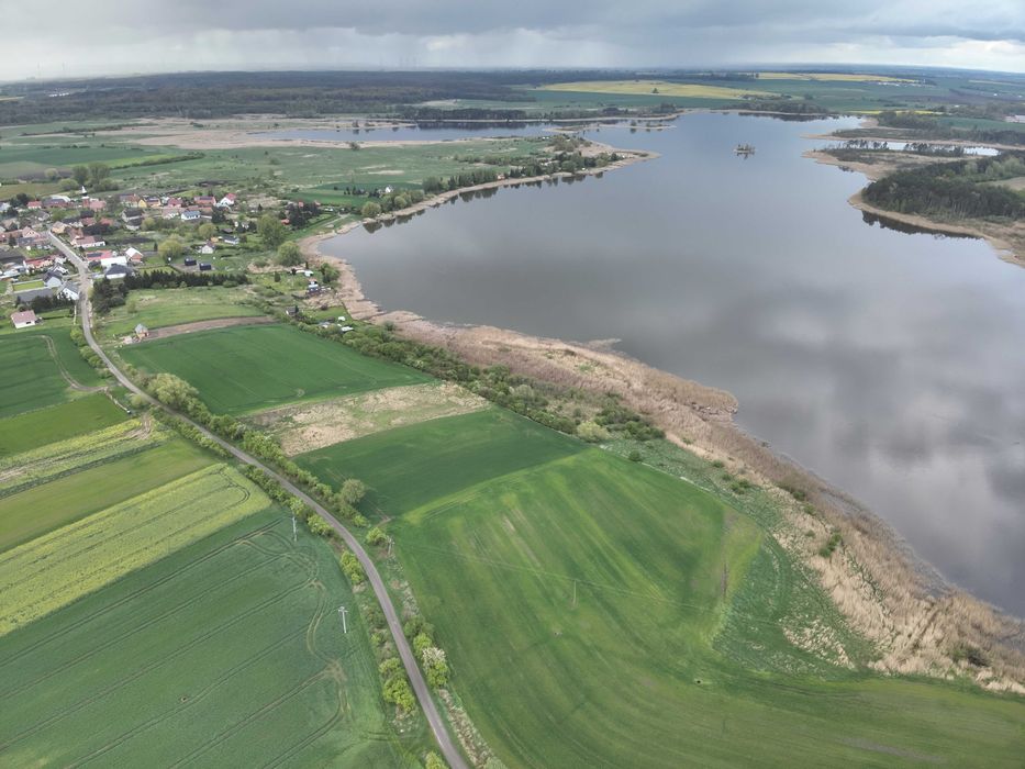 Działka nad jeziorem Sitno w pierwszej linii brzegowej